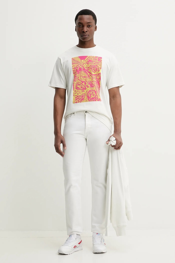 Îmbrăcăminte Herschel Tricou din bumbac 50546.05977 bej