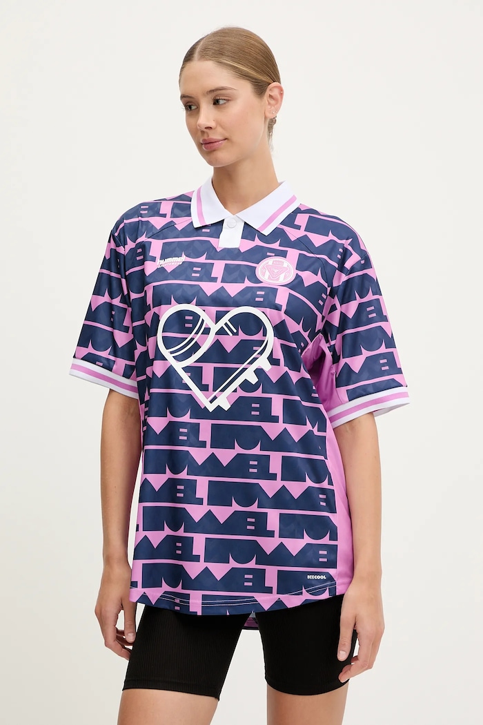 Тениска с яка Hummel Hummel x Community Love 227576