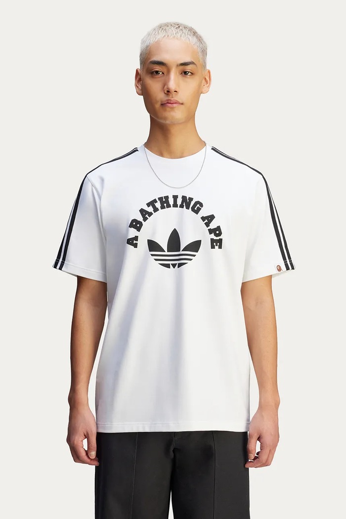 adidas Originals x BAPE SSTR PACK t-shirt white color with a print JN7120 JN7120
