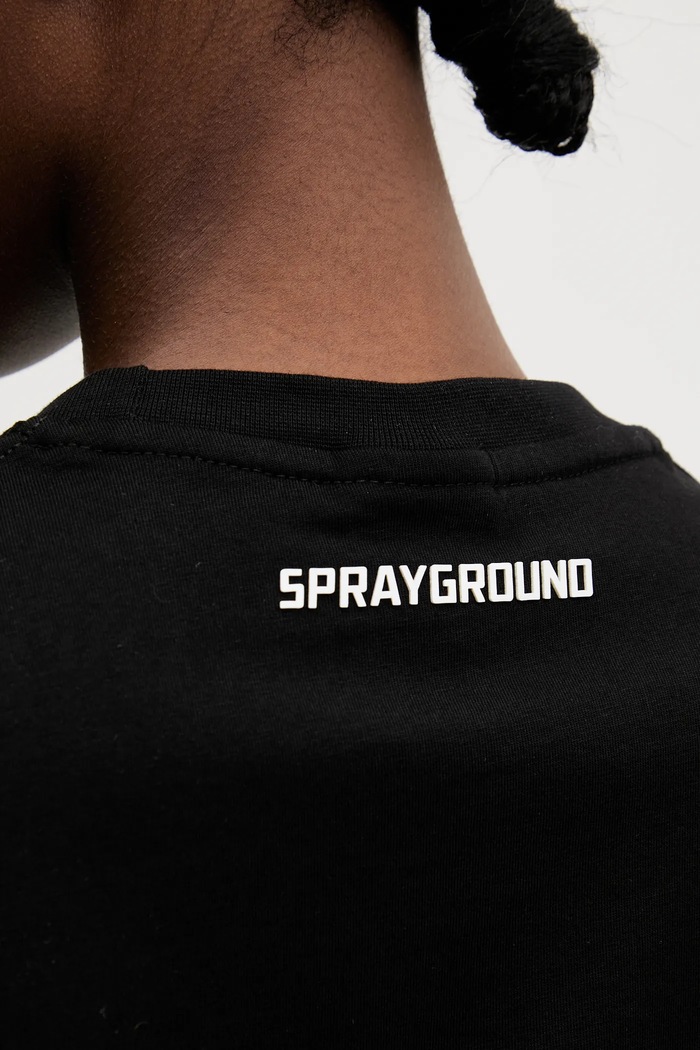 Bavlnené tričko Sprayground SP721BLK