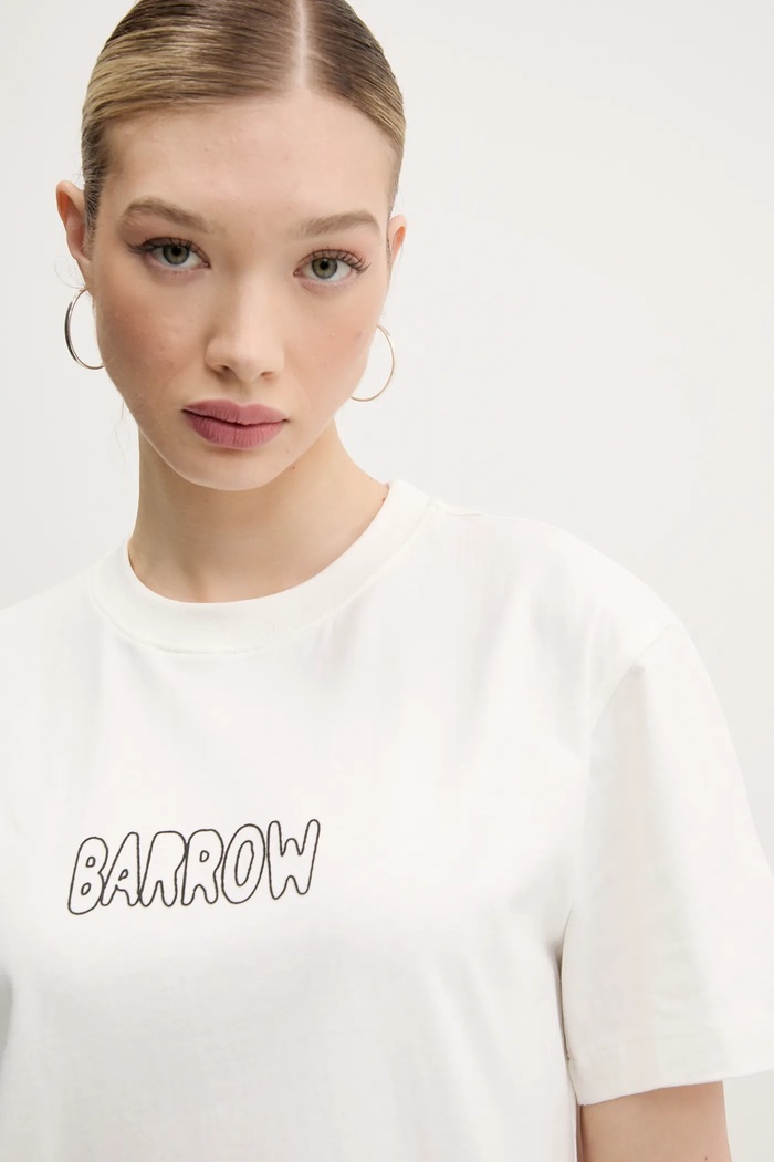 Βαμβακερό μπλουζάκι Barrow S5BWUATH053