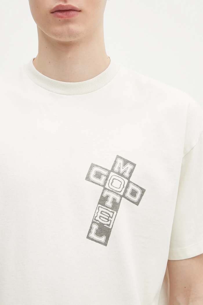 Bavlněné tričko Aries Faded God Town SS Tee AR6003803