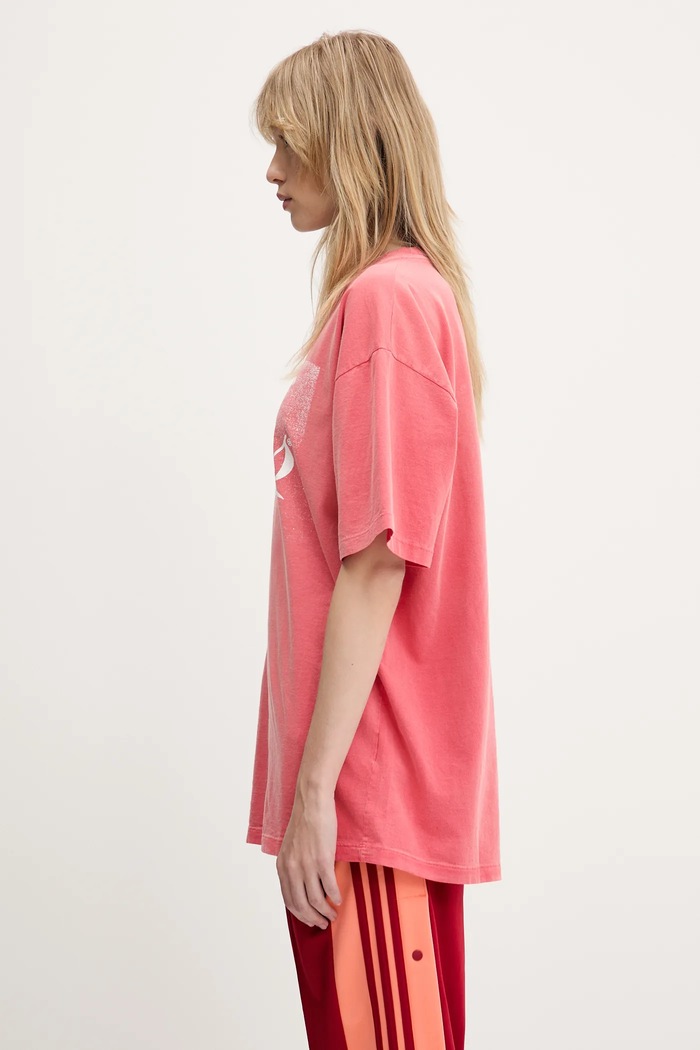 Bavlněné tričko Aries Sunbleached Cola SS Tee červená AR6262203
