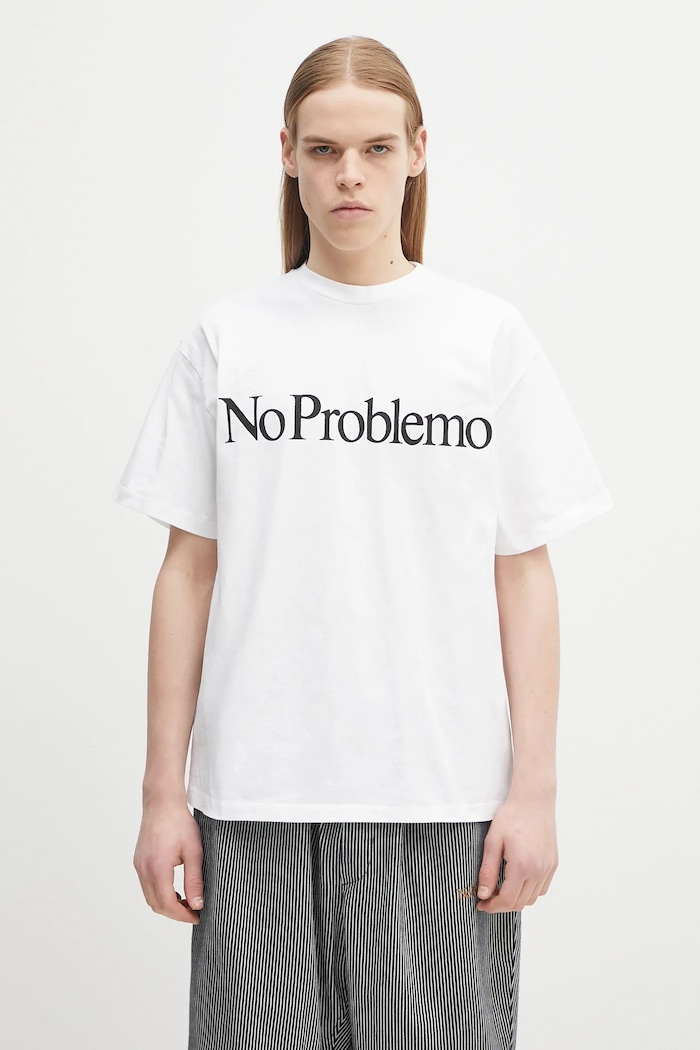 No Problemo t-shirt bawełniany No Problemo SS Tee nadruk biały NP6000203