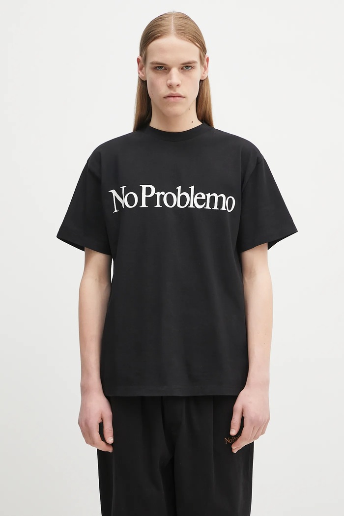 No Problemo pamut póló No Problemo SS Tee pamut fekete NP6000203