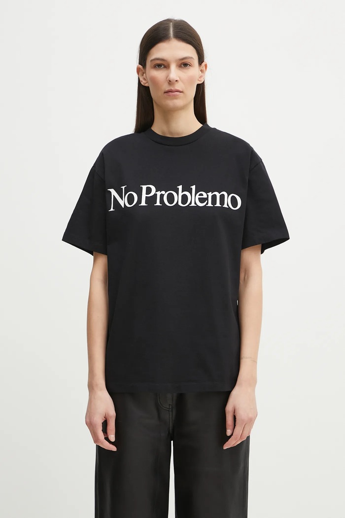 No Problemo pamut póló No Problemo SS Tee NP6000203 fekete SS25