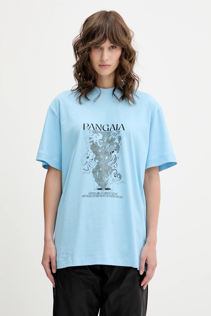 Îmbrăcăminte Pangaia tricou din bumbac 10002436 albastru