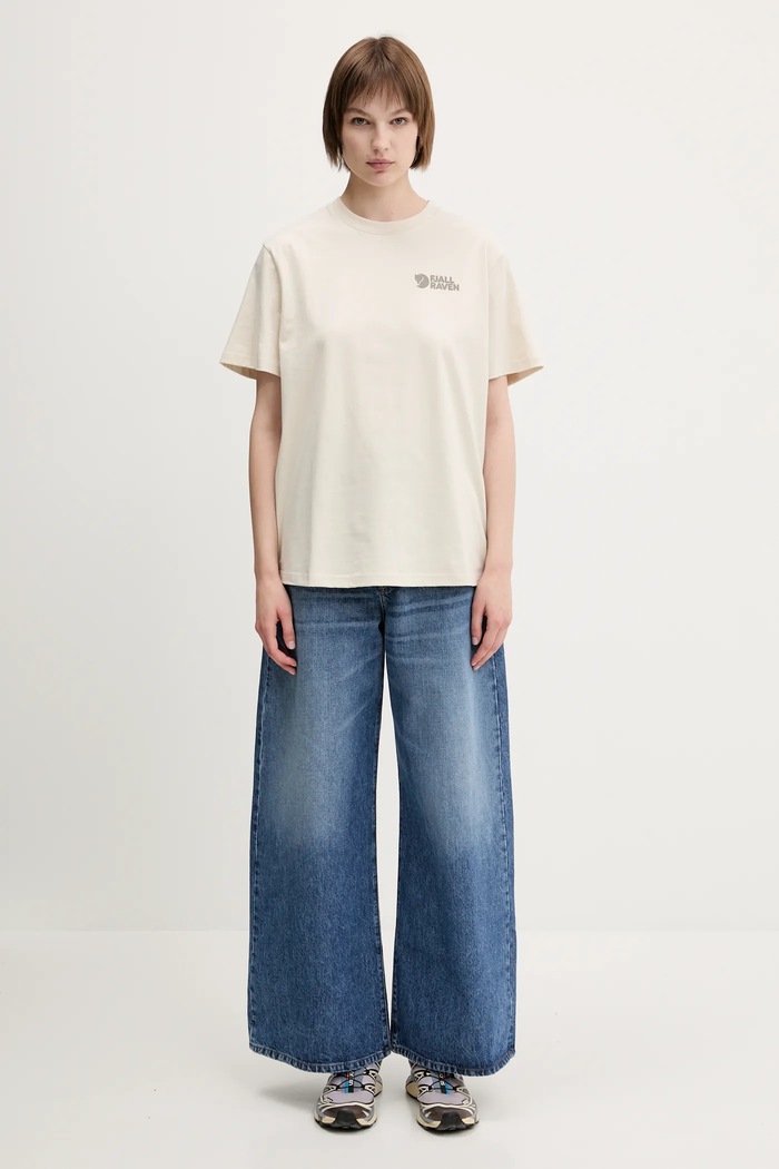 Хлопковая футболка Fjallraven Heavy Classic T-shirt F87105