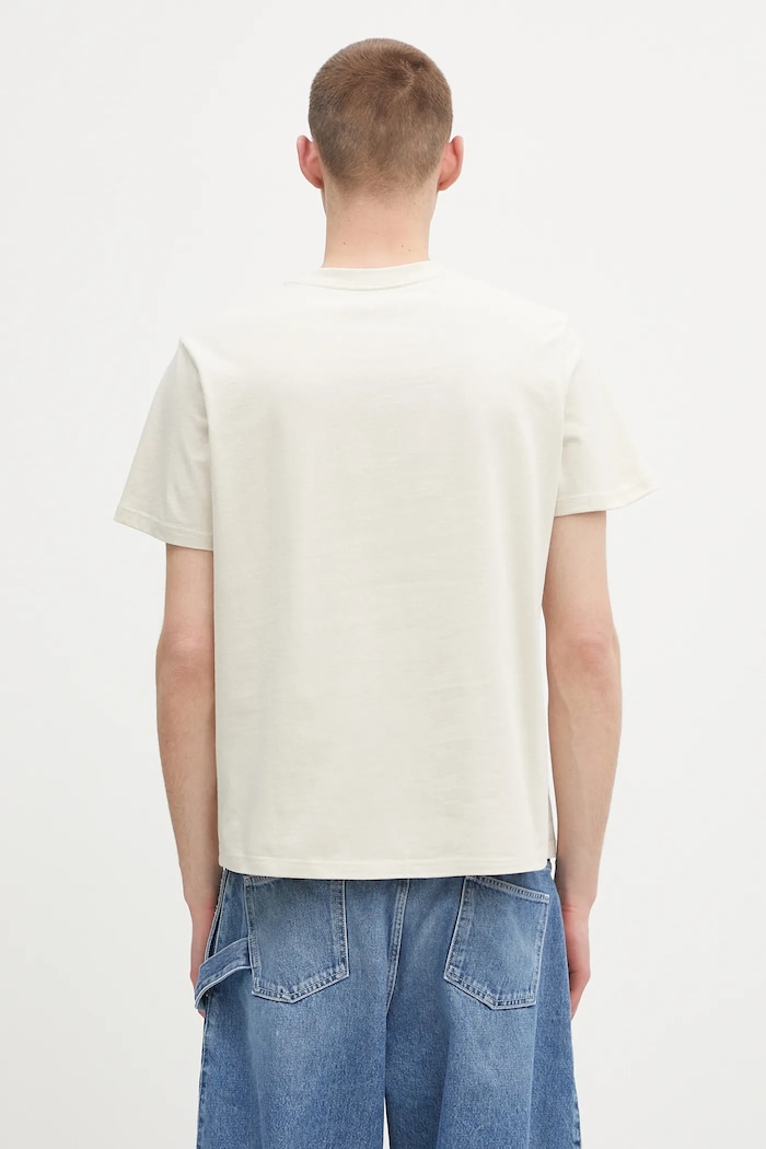 Хлопковая футболка Fjallraven Heavy Classic T-shirt F87105 бежевый