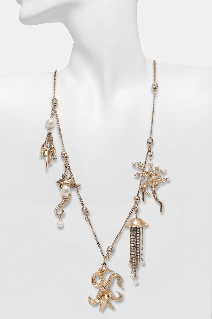 Weekend Max Mara colier pentru femei, din metal ABOERO aur 2615751075600