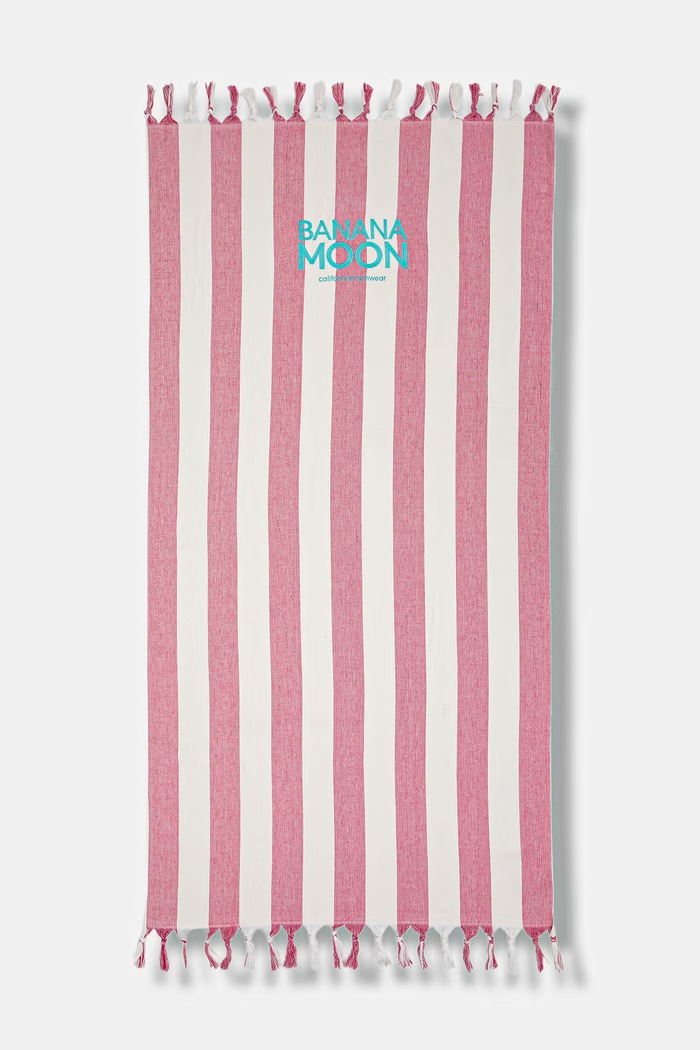 Banana Moon plážový uterák bavlnený Marbella ružová AISSIA.MARBELPX4