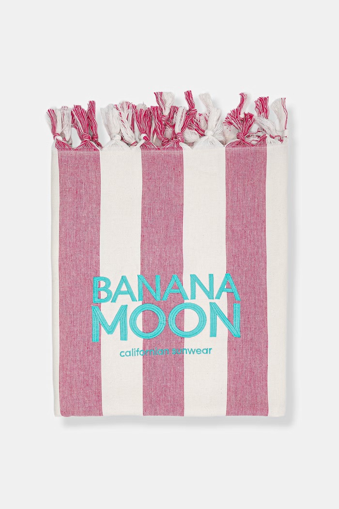 Banana Moon plážový uterák bavlnený Marbella AISSIA.MARBELPX4 ružová SS26