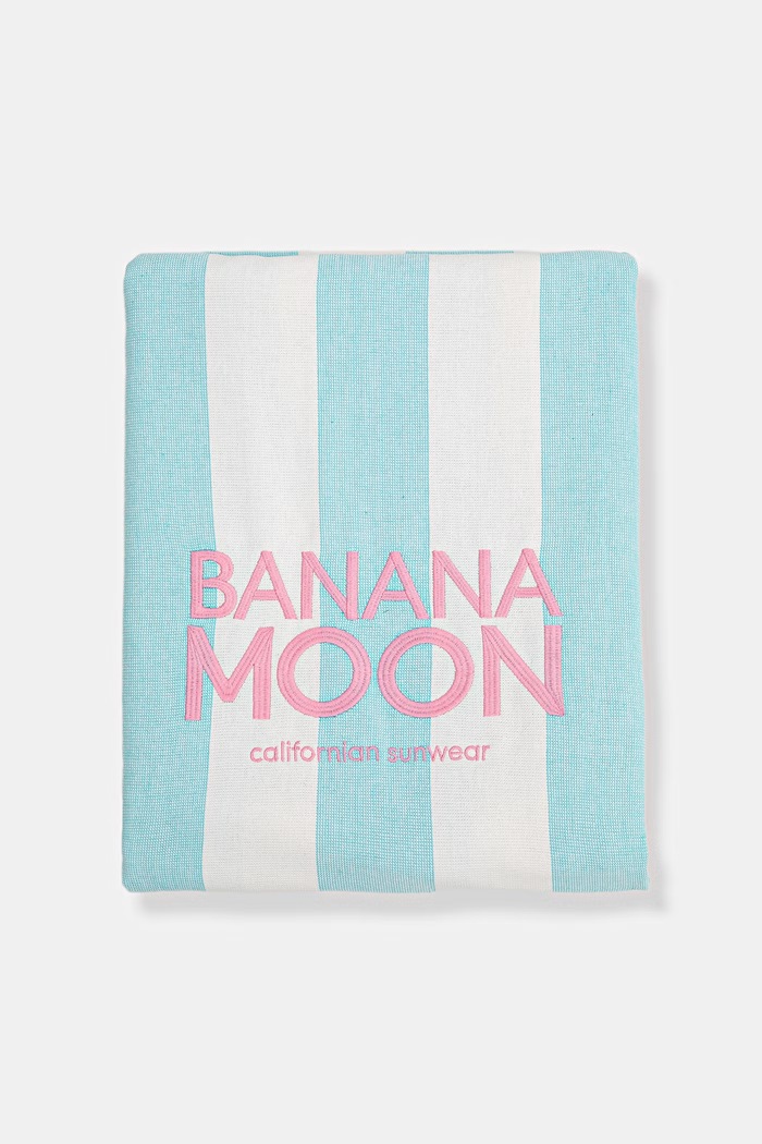 Banana Moon prosop de plajă din bumbac Marbella AISSIA.MARBELPX4 albastru SS26