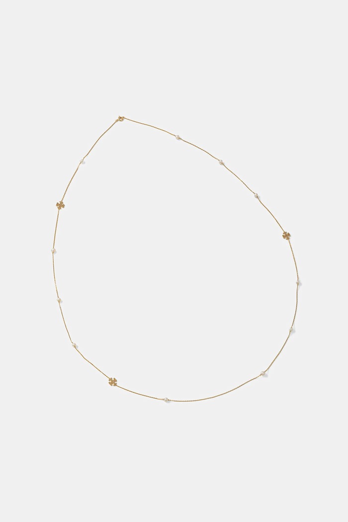 Tory Burch naszyjnik pozłacany Long Kira złoty 157210.137