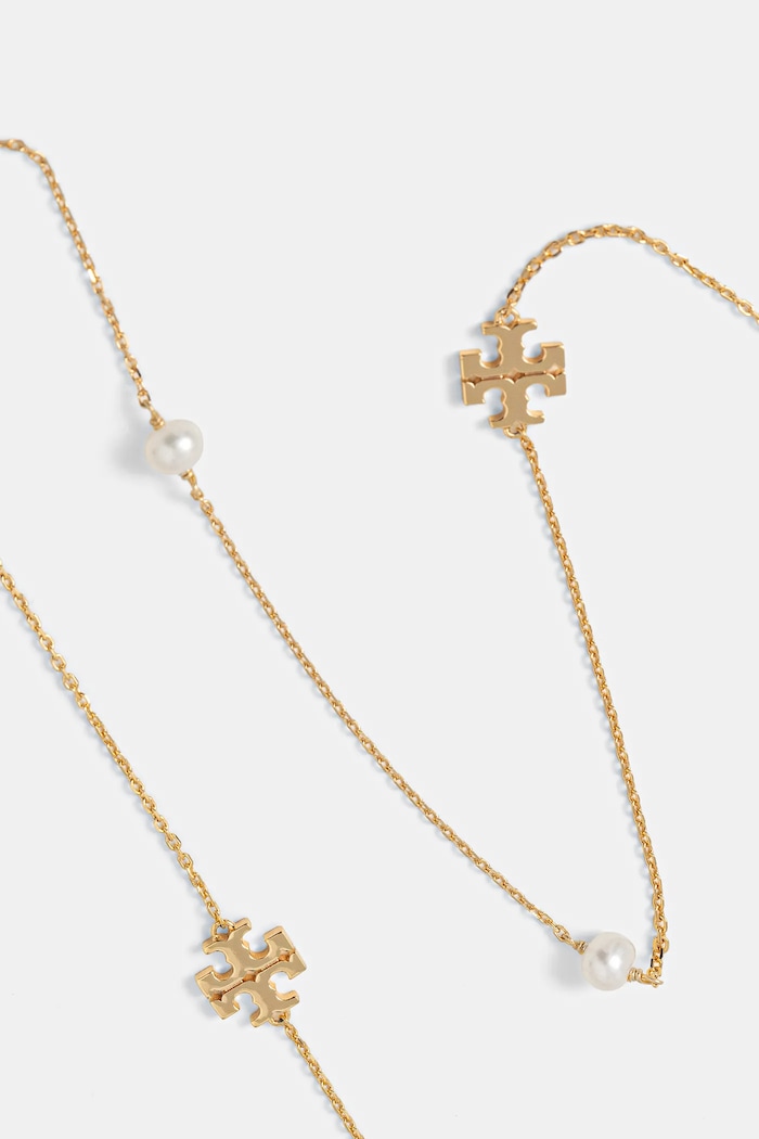 Tory Burch naszyjnik pozłacany Long Kira 157210.137 złoty SS26