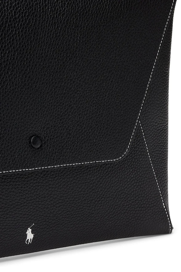 Шкіряний чохол для ноутбука Polo Ralph Lauren 25 x 35 cm 427971194 чорний