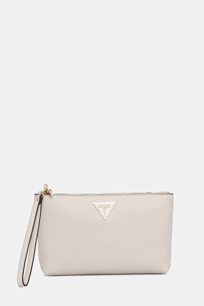 Kozmetická taška Guess LAUREL béžová SWZG74.59145