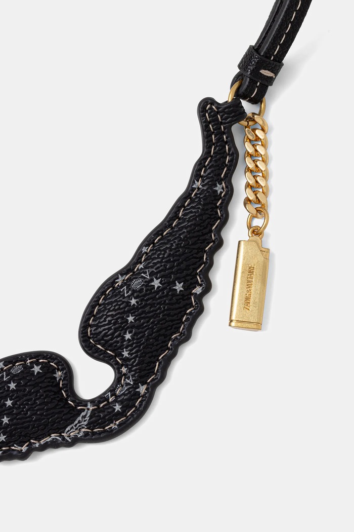 Μπρελόκ ZADIG&VOLTAIRE LWOG02297 μαύρο SS26