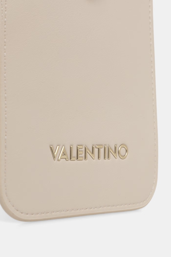 Valentino Bags kryt na telefón dámsky z imitácie kože CLIO RE béžová VPS9OG82
