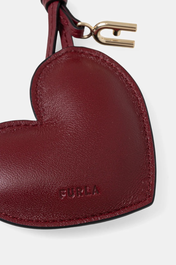 Kožená klíčenka Furla WK00553.BX2269.0053S burgundské SS26
