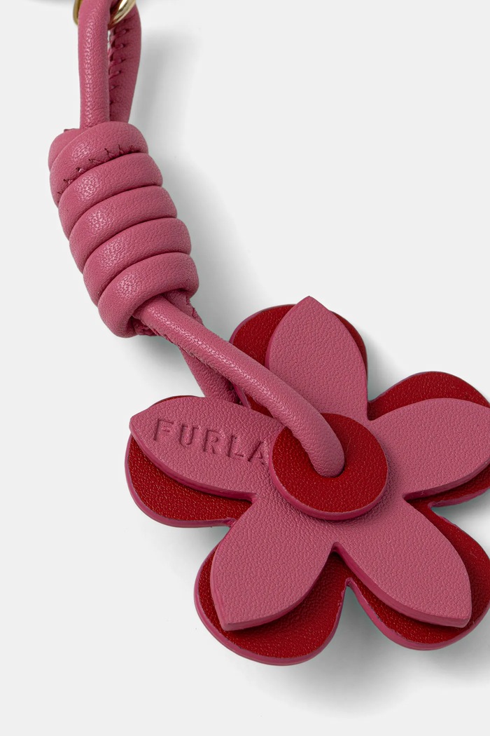 Kožená klíčenka Furla WR00858.BX3175.4524S červená SS26