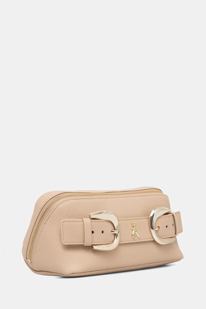 Accessori Patrizia Pepe astuccio per trucchi in pelle 8Q0027.L001 beige