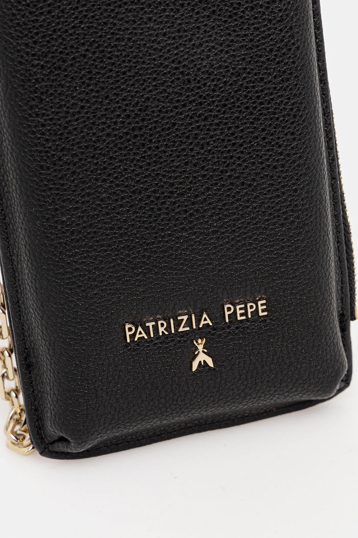 Patrizia Pepe bőr telefontok fekete 8Q0029.L001