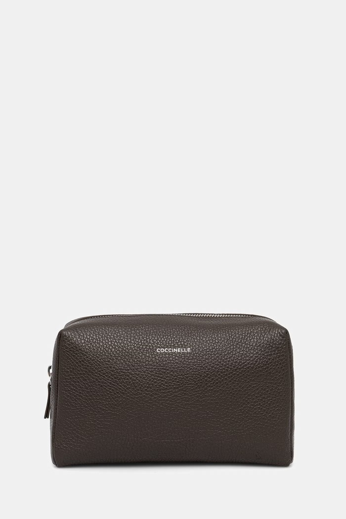 Coccinelle kozmetična torbica ženska usnjena SOFT zelena E5.MUK.95.G0.02