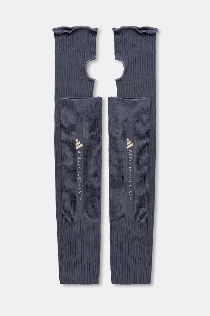 adidas by Stella McCartney kompresijske nogavice brez stopal ženske siva KF3576