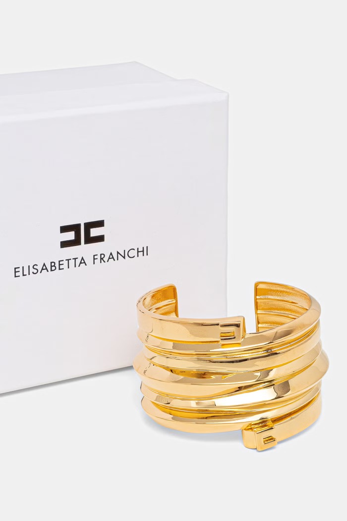 Аксесуари Elisabetta Franchi браслет жіночий BC02A61E2 золотий