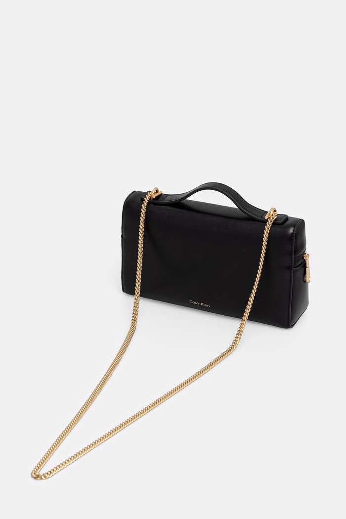 Akcesoria Calvin Klein kosmetyczka damska z imitacji skóry LV04F1134G czarny