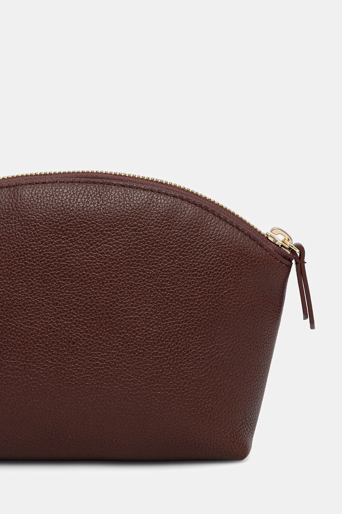 Akcesoria Emporio Armani kosmetyczka damska skórzana EW000546.AF19568 brązowy