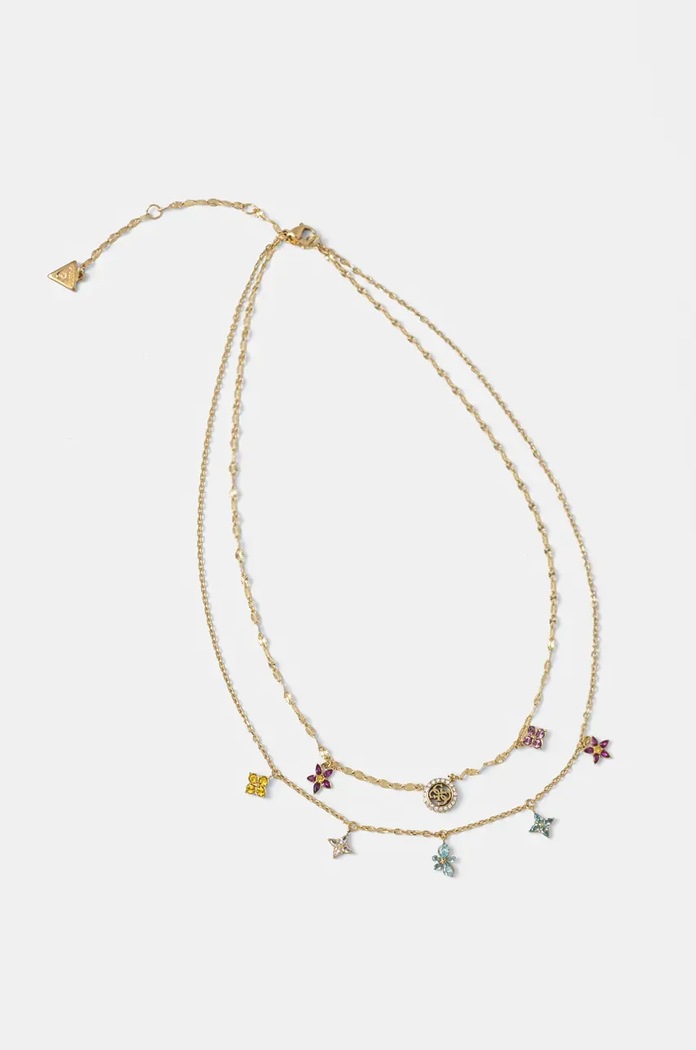 Колие Guess SECRET GARDEN злато JUBN06.028JW