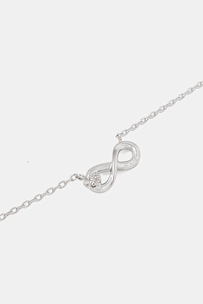 Ogrlica Guess LOVE BITES JUBN06.047JW srebrna SS26