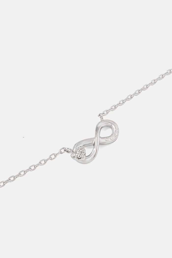 Ogrlica Guess LOVE BITES JUBN06.047JW srebrna SS26