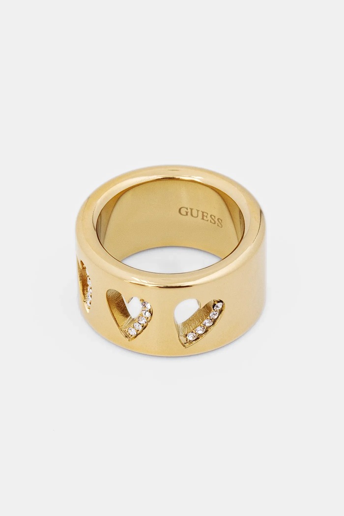 Prsteň Guess BY YOUR SIDE zlatá JUBR06.086JW