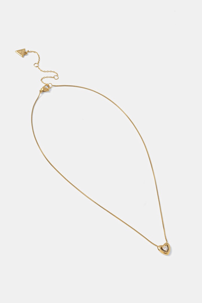 Ogrlica, narukvica i naušnice Guess BELOVED JUBS06.005JW zlatna SS26