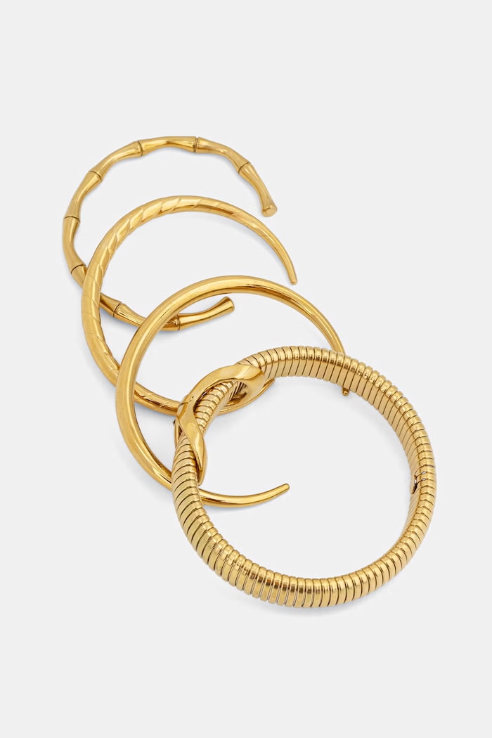 Twinset βραχιόλι γυναικείο ανοξείδωτο ατσάλι 4-pack 261TO5460 χρυσαφί SS26
