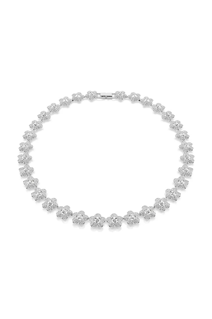 Swarovski dámsky kovový náhrdelník Ariana Grande x Swarovski strieborná 5749179