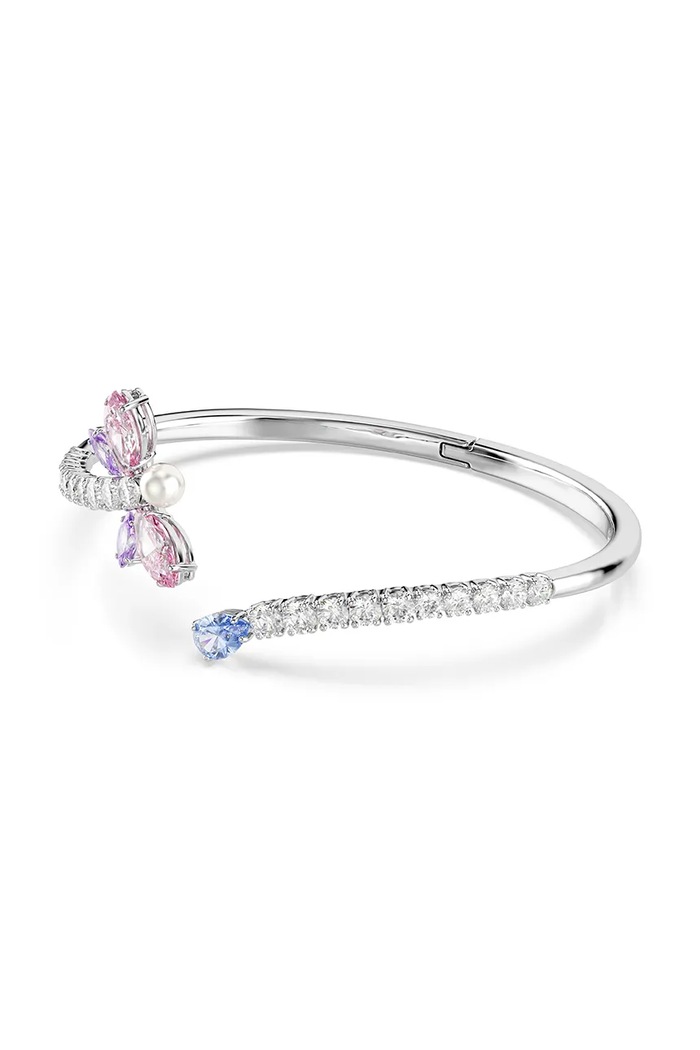 Swarovski dámsky kovový náramok so zirkónmi Ariana Grande x Swarovski 5737400 strieborná SS26