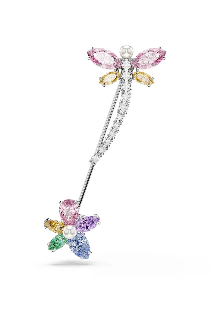 Swarovski broszka damska metalowa Ariana Grande x Swarovski srebrny 5737428