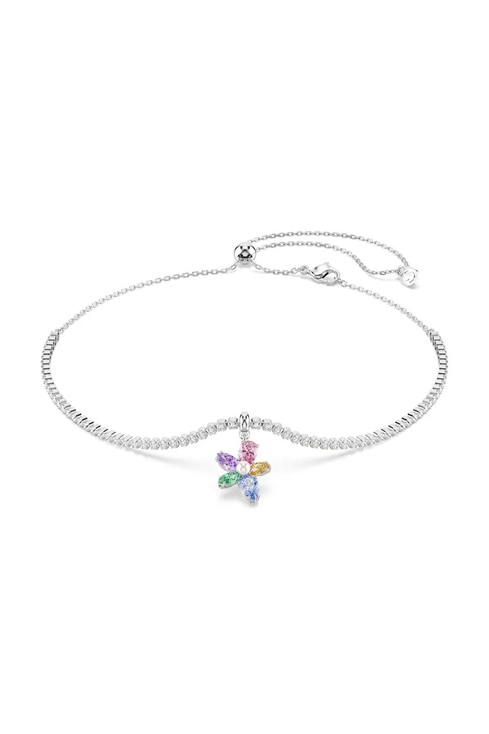 Swarovski naszyjnik damski metalowy z cyrkonią Ariana Grande x Swarovski srebrny 5749189