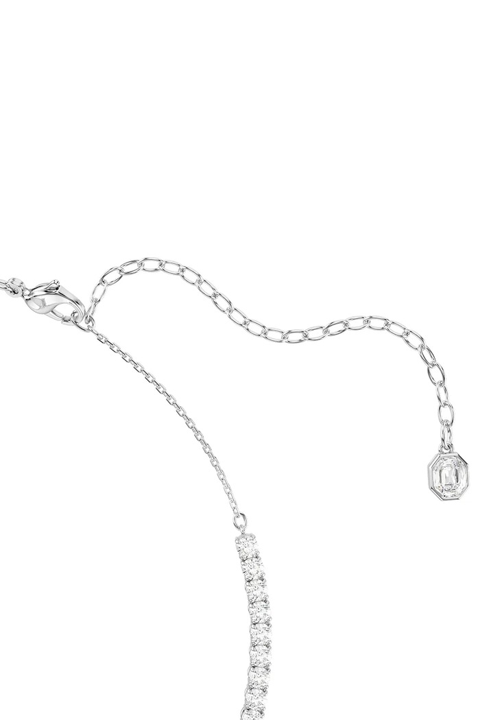 Akcesoria Swarovski naszyjnik damski metalowy z cyrkonią Ariana Grande x Swarovski 5737424 srebrny