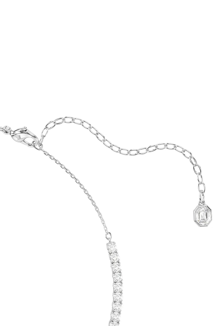 Akcesoria Swarovski naszyjnik damski metalowy z cyrkonią Ariana Grande x Swarovski 5737424 srebrny