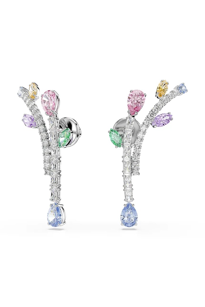 Swarovski kolczyki damskie metalowe z kryształem Swarovski Ariana Grande x Swarovski 5737426 multicolor SS26