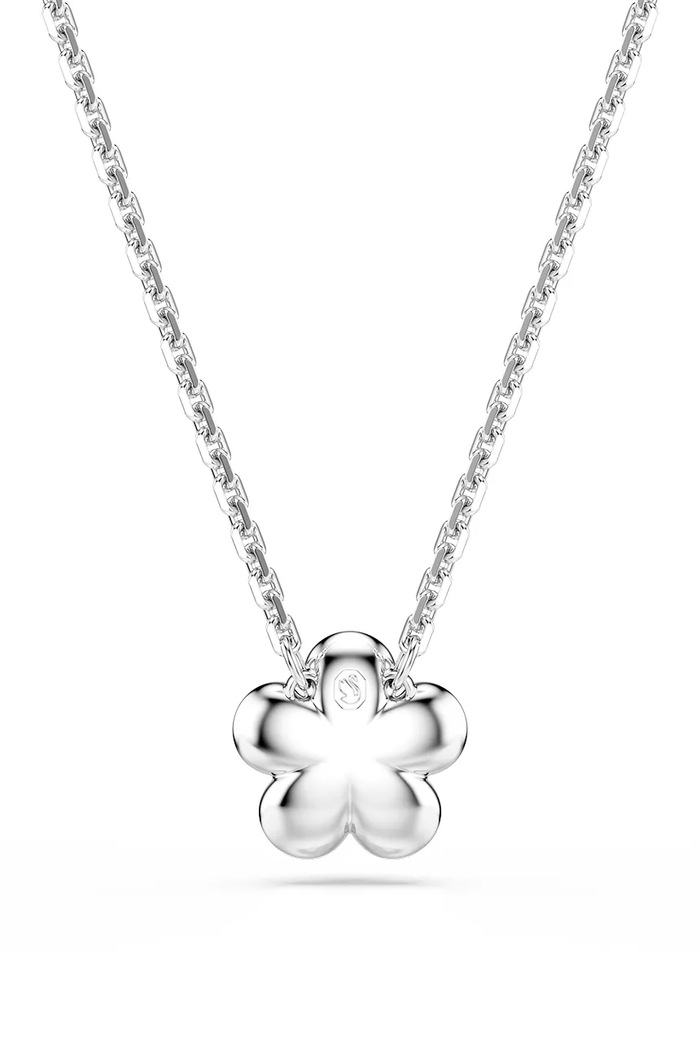 Swarovski náhrdelník dámsky kovový so swarovski kryštálom Ariana Grande x Swarovski strieborná 5755817