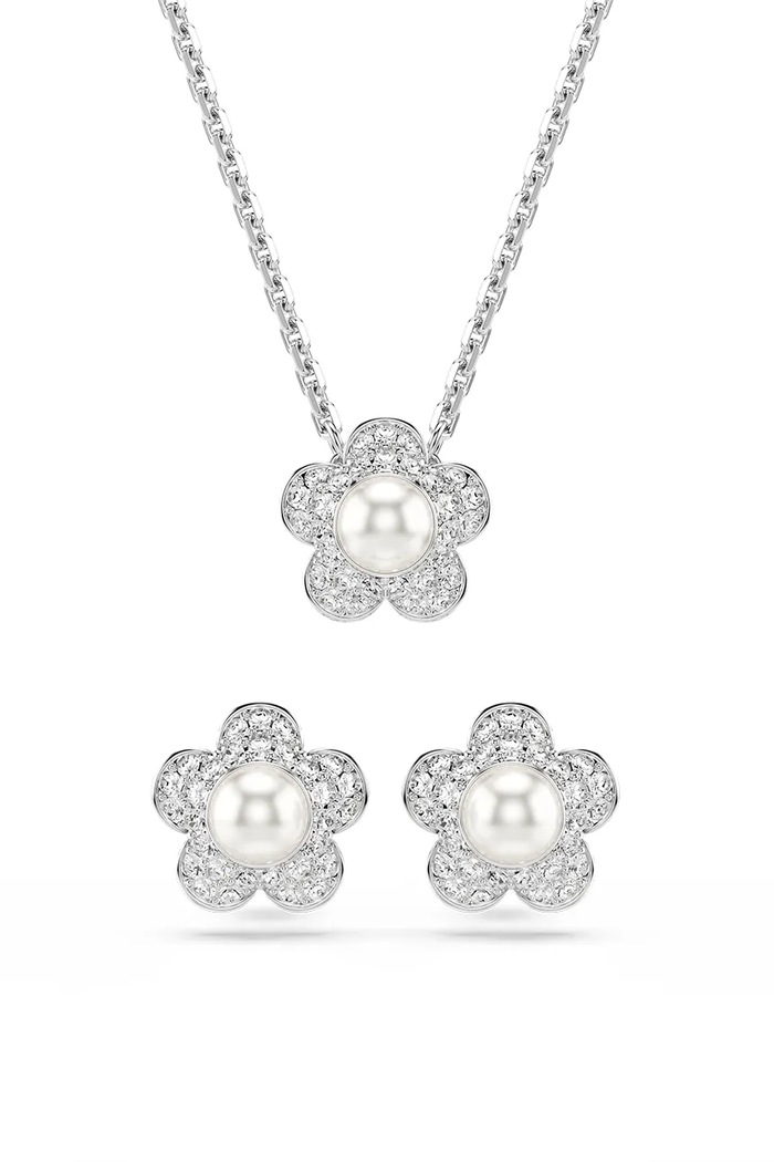 Swarovski komplet biżuterii damski metalowy kryształ Swarovski Ariana Grande x Swarovski 5749180