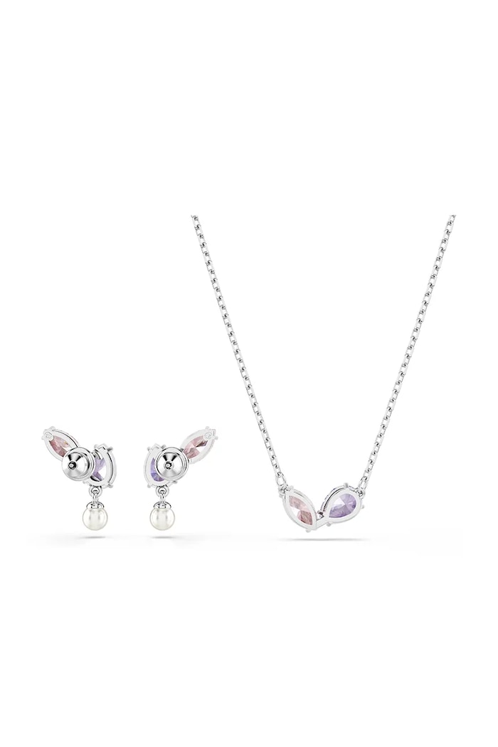 Swarovski komplet biżuterii damski metalowy z kryształem Swarovski Ariana Grande x Swarovski 5746577