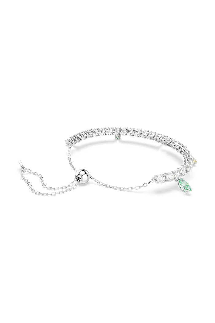 Swarovski bransoletka damska metalowa z kryształem Swarovskiego Ariana Grande x Swarovski 5742463 srebrny
