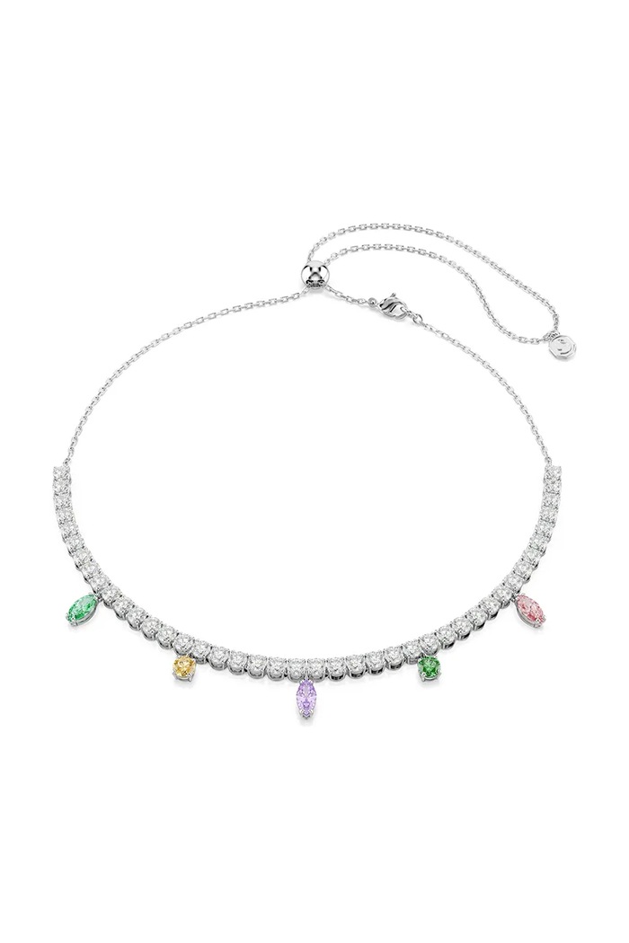 Swarovski naszyjnik damski z cyrkonią Ariana Grande x Swarovski srebrny 5737422